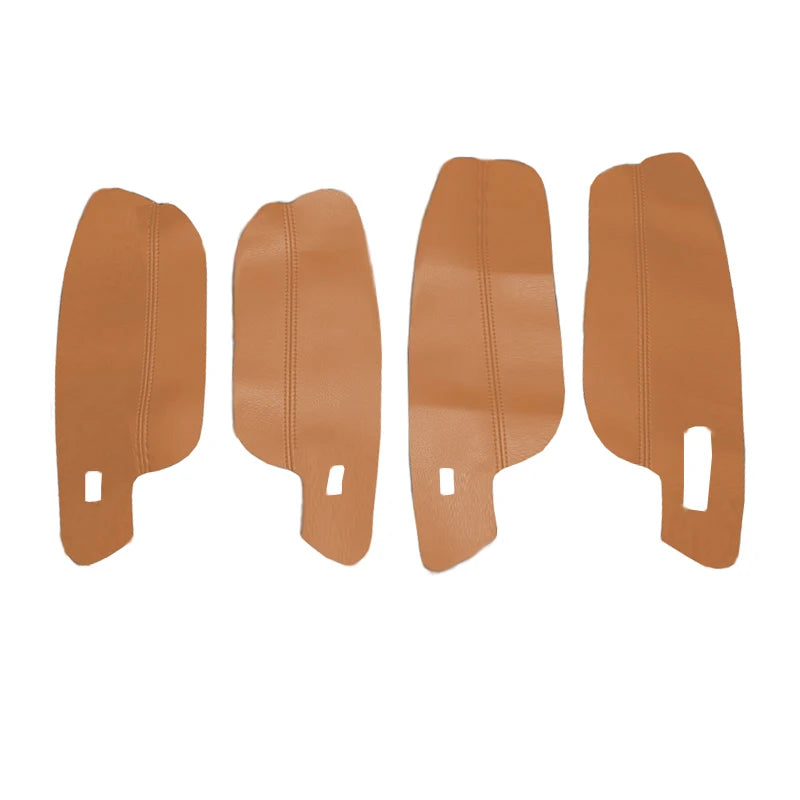 Soft Leather Armrest Cover For VW Golf 7 2014 2015 2016 2017 2018 4pcs Car Door Panel Armrest Cover Sticker Trim Interior Parts
