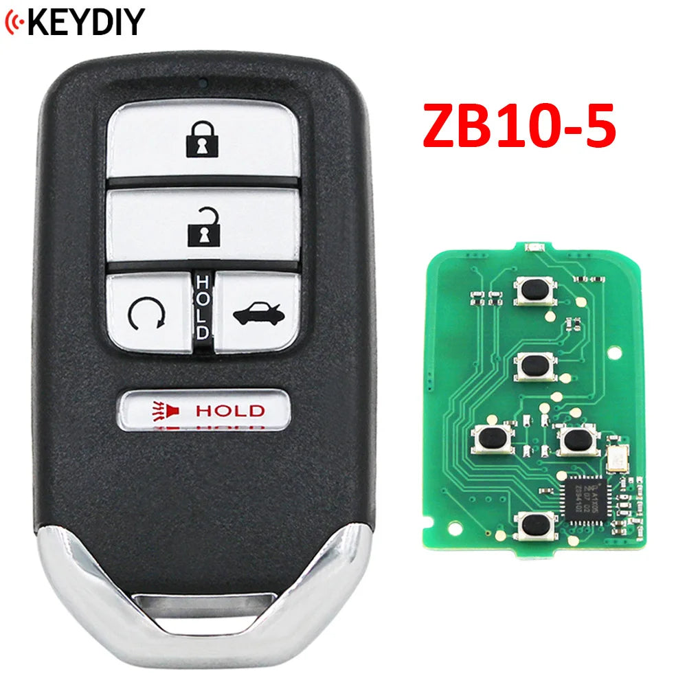 KEYDIY ZB10 Universal KD Smart Key ZB10-3 ZB10-4 ZB10-5 ZB Series for KD-MAX KD-X2 Car Key Fit More than 2000 Models for Honda