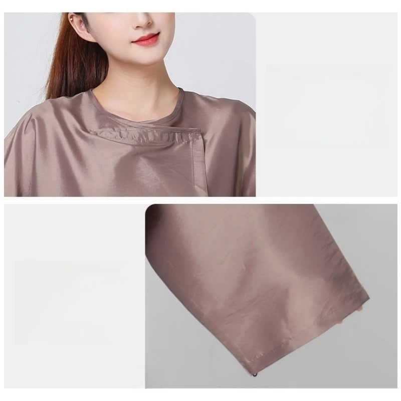 Lengthening Hairdressing Gown Hair Salon Hair Cutting Cloth Not Stick Hair Clothing Barber Smock Hairdresser Robe Haircut Cape