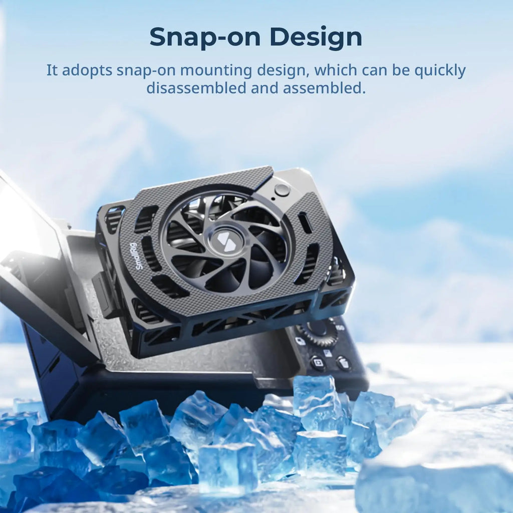 SmallRig Cooling System for Sony / Canon / FUJIFILM Cameras Can use with or without Cage, Lighter and Free,Suit V-Mount Battey
