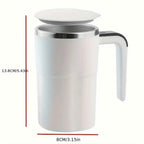 380ML Coffee Cups Electric Automatic Stirring Mug Rechargeable 304 Stainless Steel Mixer Drinkware Touch Magnetic Tea Cup Gifts