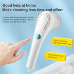 Handheld Eectric Cleaning Brush Cordless Spin Scrubbe With 5 Replaceable Brush Heads USB Rechargeable 360°Power Scrubbe