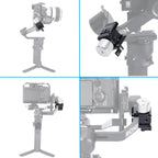 NICEYRIG Camera Counterweight Mounting Clamp for DJI RS Mini Series/DJI RoninS/Zhiyun Weebill (Open Range:16-29MM)