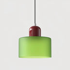 Glass pendant light chandelier, E27 socket, 1.9m cord, 90-260V, white shade