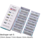 Cluster False Eyelashes Set B Curl 0.10mm Synthetic Silk Tuft Lashes, 10 Boxes