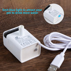 Cat Water Fountain Pet Water Pump Replacement for Cat Drinking Dispenser Pet Accessories Ultra-Quiet USB（No Plug Water Pump）