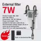 220V SUNSUN Aquarium Fish Tank Waterfall Filter External Water Pump Wall-mounted Circulation Filter Electric Remove Oil Film