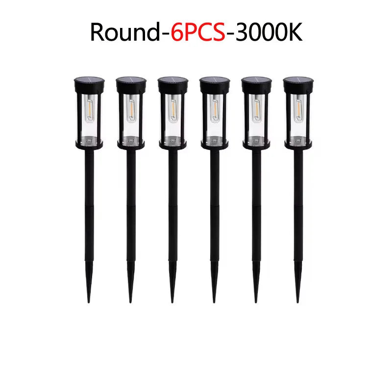 6PCS-Round / Warm White