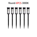 6PCS-Round / Warm White