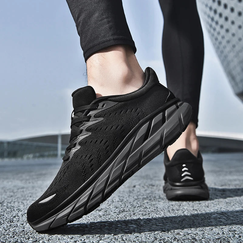 Leisure running shoesbreathable summer running shoesmen's lightweight fitness shoesoutdoor men's cushioned sports shoes