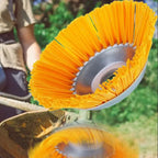 8-Inch Lawn Mower With Grass Head, Nylon Weeding Wheel, Household Weeding Brick Joint With Hardened Nylon Wire  Mowing  Wheel