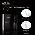 Gollee 0.5-1s Fast drying lashes glue Latex-free Eyelash Extensions Glue 5ml Professional Waterproof eyelash extension supplies