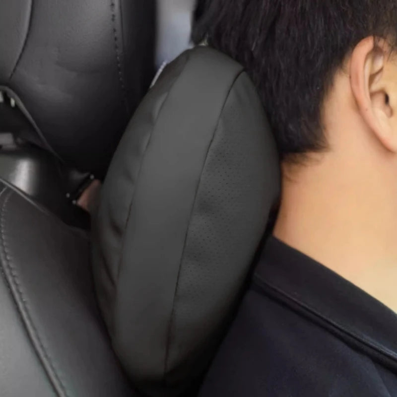 Car Headrest Waist Set Memory Foam Neck Pillows & Lumbar Support Cushions | Ergonomic Design, Anti-Static, Comfortable Headrests
