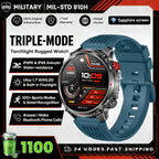 2026 New Fashion Luxury 1100mAh Battery 1.7-inch HD Screen Compass Wireless Call Flashlight 100+Sports Outdoor Sports smart