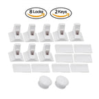 Drawer Latch Cabinet Door Magnetic Child Safety Lock Limiter Children Protection Baby Safety Lock Invisible Lock Kids Security