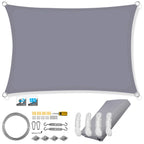 Waterproof Sun Shade Sail Canopy Rectangle UV Block Sun Shelter For Outdoor Garden Patio Backyard Terraza Awning Privacy Screen