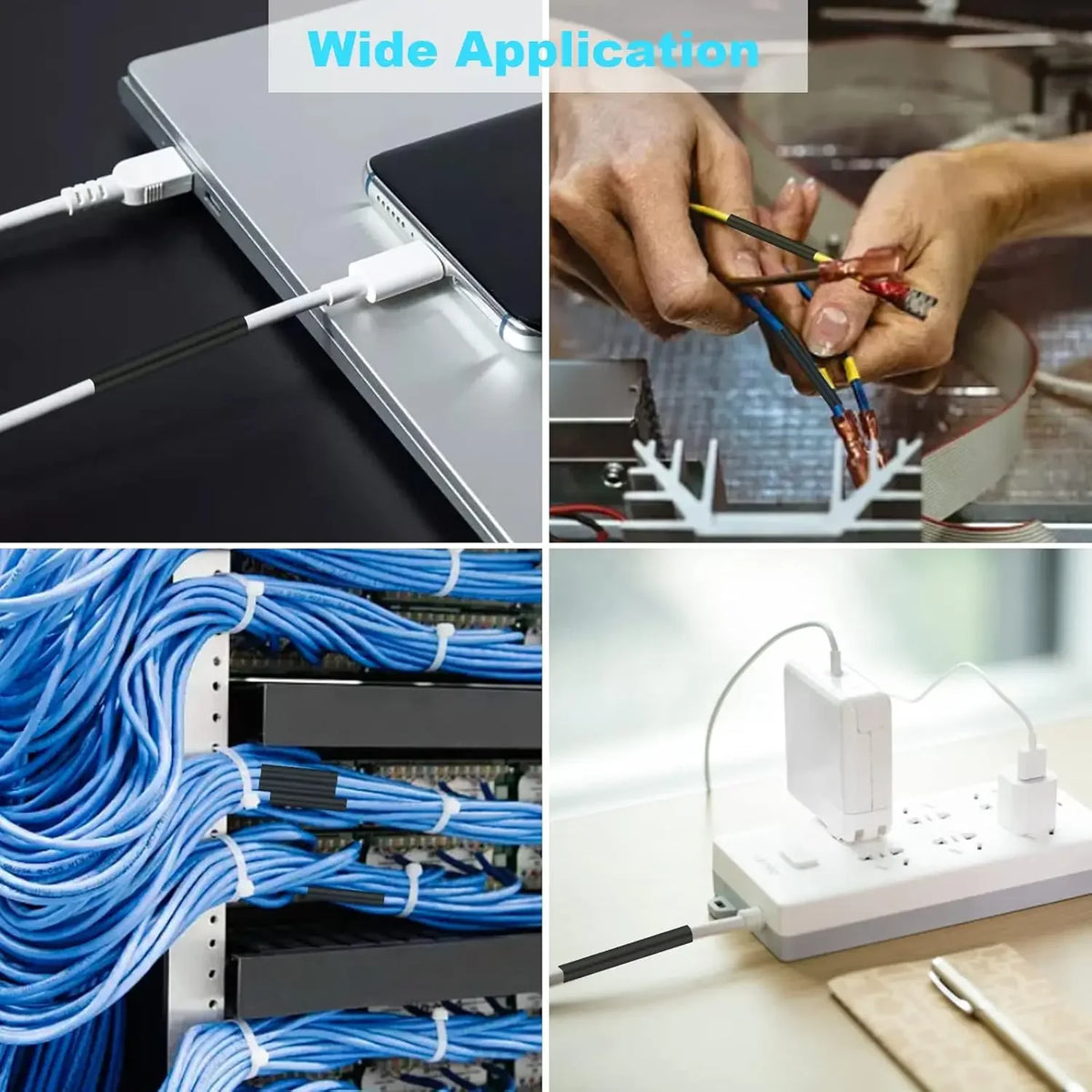 13000/127Pcs Heat Shrink Tube Sleeving Tubing Assortment Kit Electrical Connection Electrical Wire Wrap Cable Insulation Sleeved