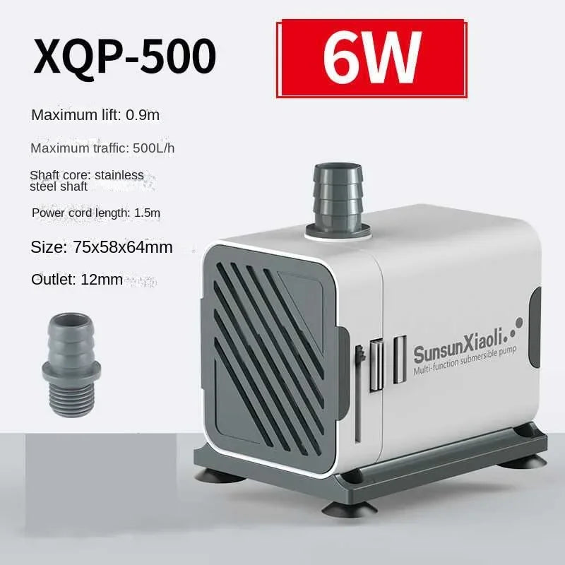 220v Ultra-Quiet Submersible Water Fountain Pump Pond Filter Adjustable Aquarium Water Pump For Fish Tank Garden Fountain