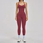Women's 2pc Yoga Set High Waist Leggings + Top Workout Gym Tracksuit, Black/Blue S-XL