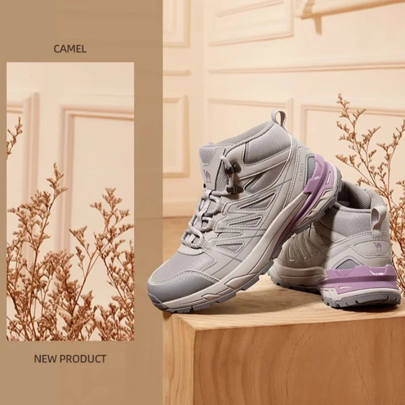 GOLDEN CAMEL Outdoor Hiking Shoes Men Women Professional Waterproof Non-slip Hiking Boots Sports Shoes for Men Off-road Climbing