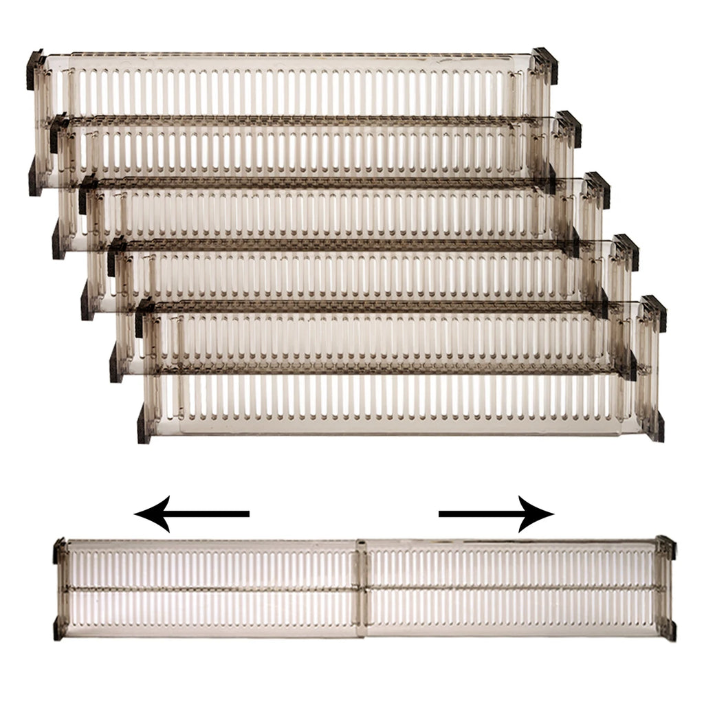 10 件, Plastic Drawer Divider 5Sets, Home Drawer Storage Dividers, Drawer Dividers for Storage and Organization, Free Combinatio