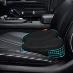 2 In1 Multifunctional Cushion Universal Memory Car Lumbar Pillow Support Driver Back Pain Relief Increased Height Buttocks Pad