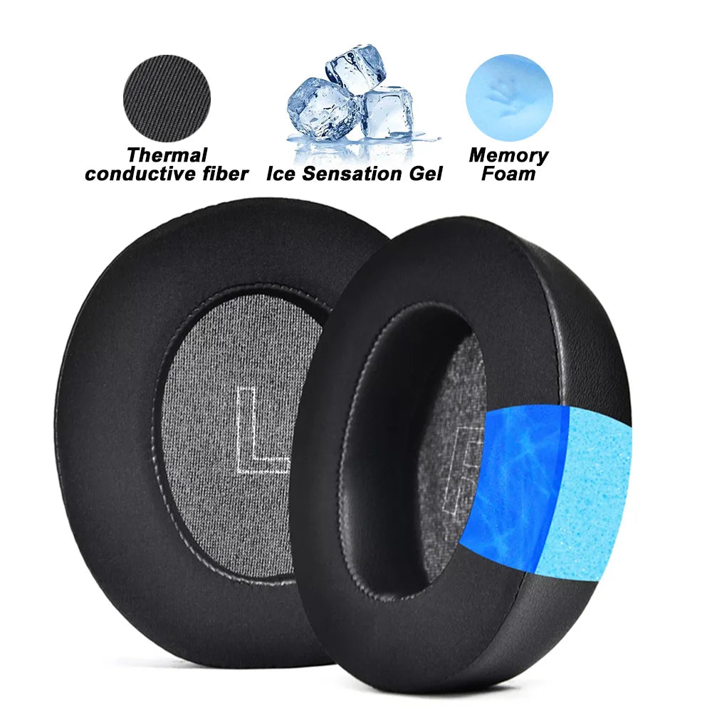 Earphone pads For Anker Soundcore Life Q30 Q35 replacement pink Earpads headphones Earmuffs Mesh Memory Covers Sponge  Protein