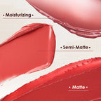 CATKIN Matte Lipstick 2PCS Set Long Lasting for 24H，Lightweight Soft and Ultra Hydrating Lipsticks Infused with Vitamin E