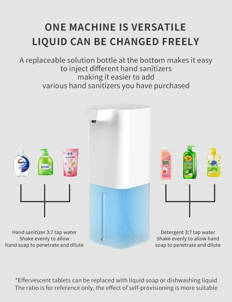 Automatic Touchless Foaming Soap Dispenser 350ml Smart Induction Hand Wash Pump