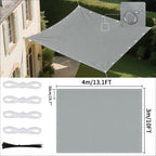 Waterproof UV Protection Canopy Outdoor Sun Shade Sail with Grommets 2/3/4/5M for Outdoor Garden Pool Patio Sunshade Cloth Tent