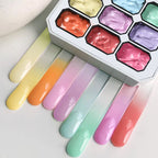 UR SUGAR 4-in-1 Painting Gel Nail Polish Set, 9 Colors, UV/LED Soak Off, 1pc