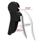 Foil Cutter Bar Lever Corkscrew Wine Tool Set Cork Drill Lifter Kit Convenient Bottle Openers Kitchen Accessories