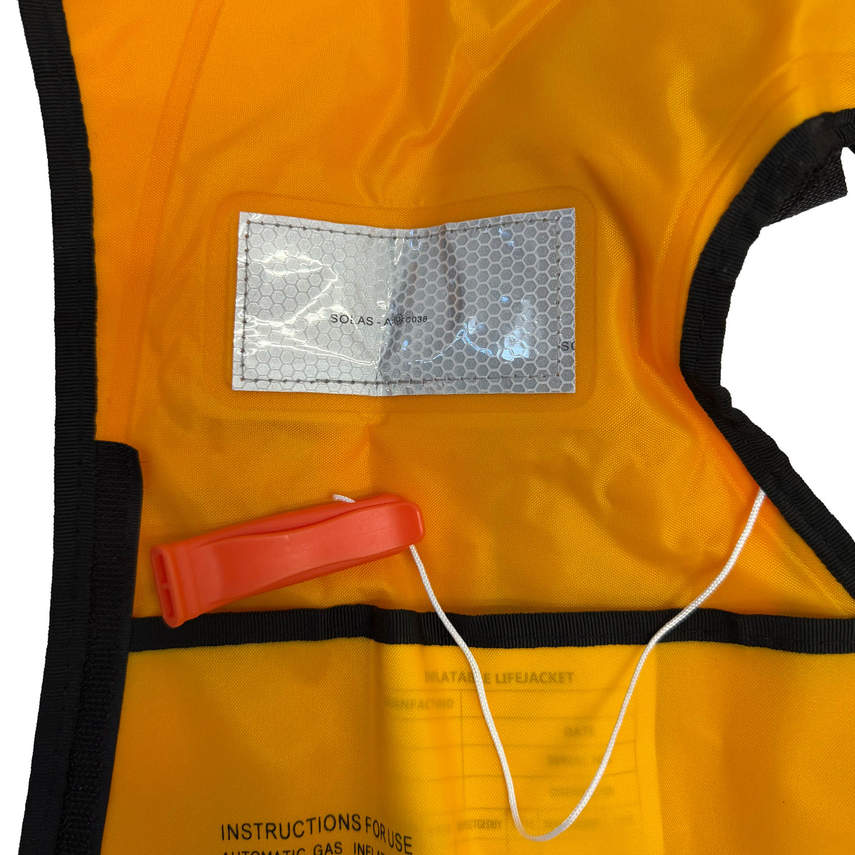 Automatic Manual Inflatable Life Vest for Fishing Surf Swimming Raft Boat Paddleboard Survival Jacket Rafting Boating No Bottle