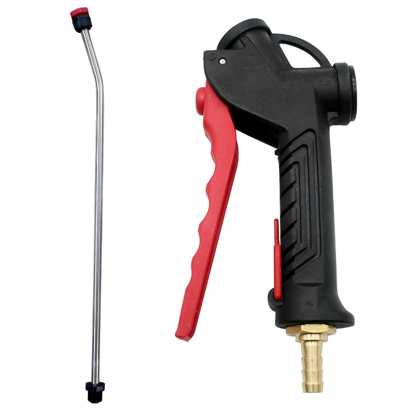 1PC Spray Gun Lance Foam Lance with Stainless Steel Nozzle and barb fitting for Compressed Air Foam Generator