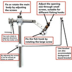 360 Degree Rotatable Fly Tying Tool, Fly Bait Making Fly Tying Vise And angle converter For Making Trout Salmon Fishing Lure