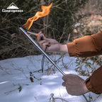 CAMPINGMOON XD-6-NE Torch Spray Gun Outdoor Camping Picnic Fire Making Barbecue Point Carbon Stainless Steel Spray Gun