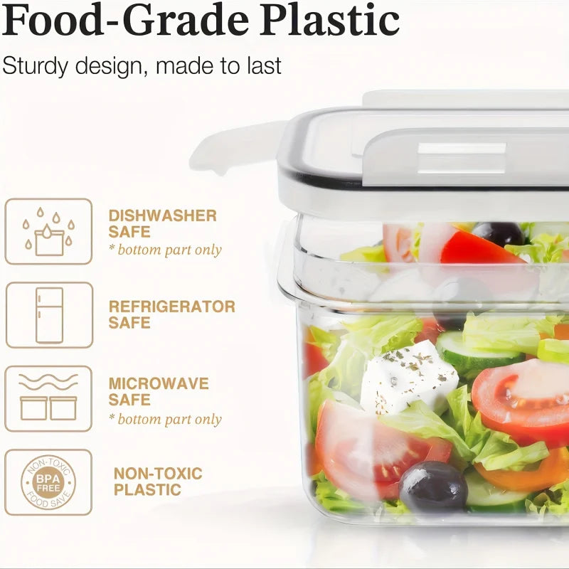4/2pcs THELIFE RV Must-Have! 2.5L/84.5oz BPA Free Airtight Food Storage Containers for Flour, Sugar, Cereal