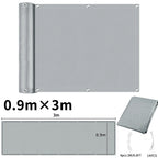 Balcony Privacy Screen Patio Fence Screen for Balcony Cover Waterproof Garden Sunshade Cloth with Grommets UV Protection Shelter
