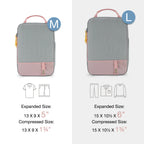BAGSMART Packing Cubes Compression Storage Bag Travel Lightweight Suitcase Organizer Accessories  Luggage Organizer Travel Bag