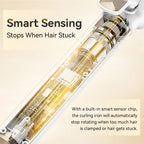 ANLAN Automatic Curling Iron 30s Fast Heating Smart Temperature Control Ceramic Coating Long Lasting Curls Rotary Hair Curler