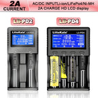 Liitokala Lii-PD2/Lii-PD4 Li-ion & NiMH Battery Charger for 18650 21700 26650 AA AAA