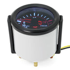 2" 52mm Digital Car Boost Meter Water Temp Oil Temp Oil Pressure RPM Tachometer Voltage Vacuum For 12V Car Smoke Lens Gauge