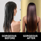 Professional Hair Straightener With Hot Air Ionic Hair Flat Iron 230°C Ceramic Coating Plate Hair Styler