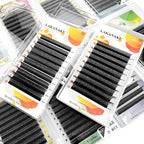 LAKANAKU 6 Trays 6D W Shaped Eyelash Extensions Volume Egipcio Full Cilios Natural Fio 6w Lash Soft Fans