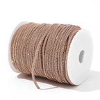 50yards 4mm Crystal Rhinestone Cord Trim Glass Diamond Rope DIY Sewing For Clothes Shoes Bags Wedding Dress Costume Decoration
