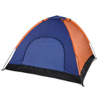 TOMSHOO 3-4 Person Camping Tent with Rainfly, Lightweight Backpacking Tent, Blue Orange