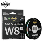 SeaKnight Brand W8 II 300M PE Fishing Line 8 Weaves Multifilament Braided Line Updated silicon resin coating Saltwater Fishing