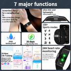 LIGE Smart Bracelet Waterproof Fitness Tracker with Pedometer, Vibration Alarm, Message Alerts