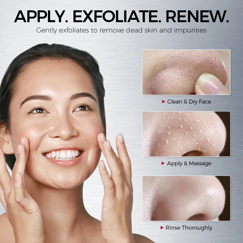 Exfoliating Face Peeling Gel with Niacinamide, Dead Skin Remover, Hydrating, 200g