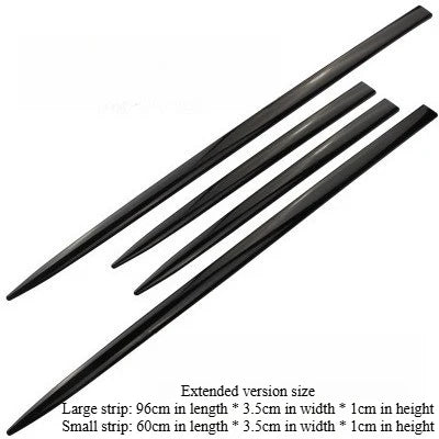 For Universal Car Door Edge Guard Strip Protector Anti Scratch Rubber Tape Glossy Black Trim Exterior Styling Accessories Kit